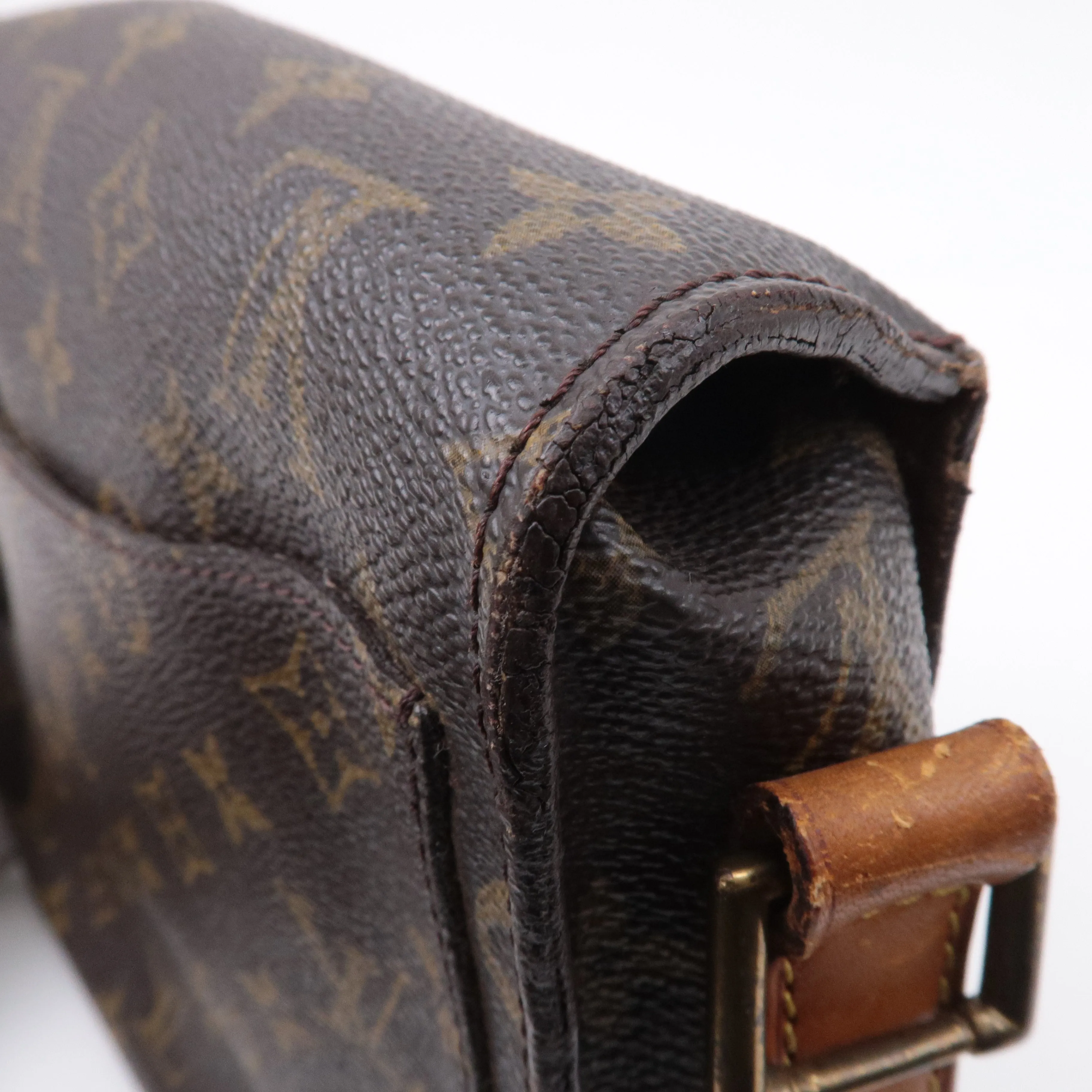 Authouis Louis Vuitton Monogram Saint Cloud GM Shoulder Bag Brown M51242