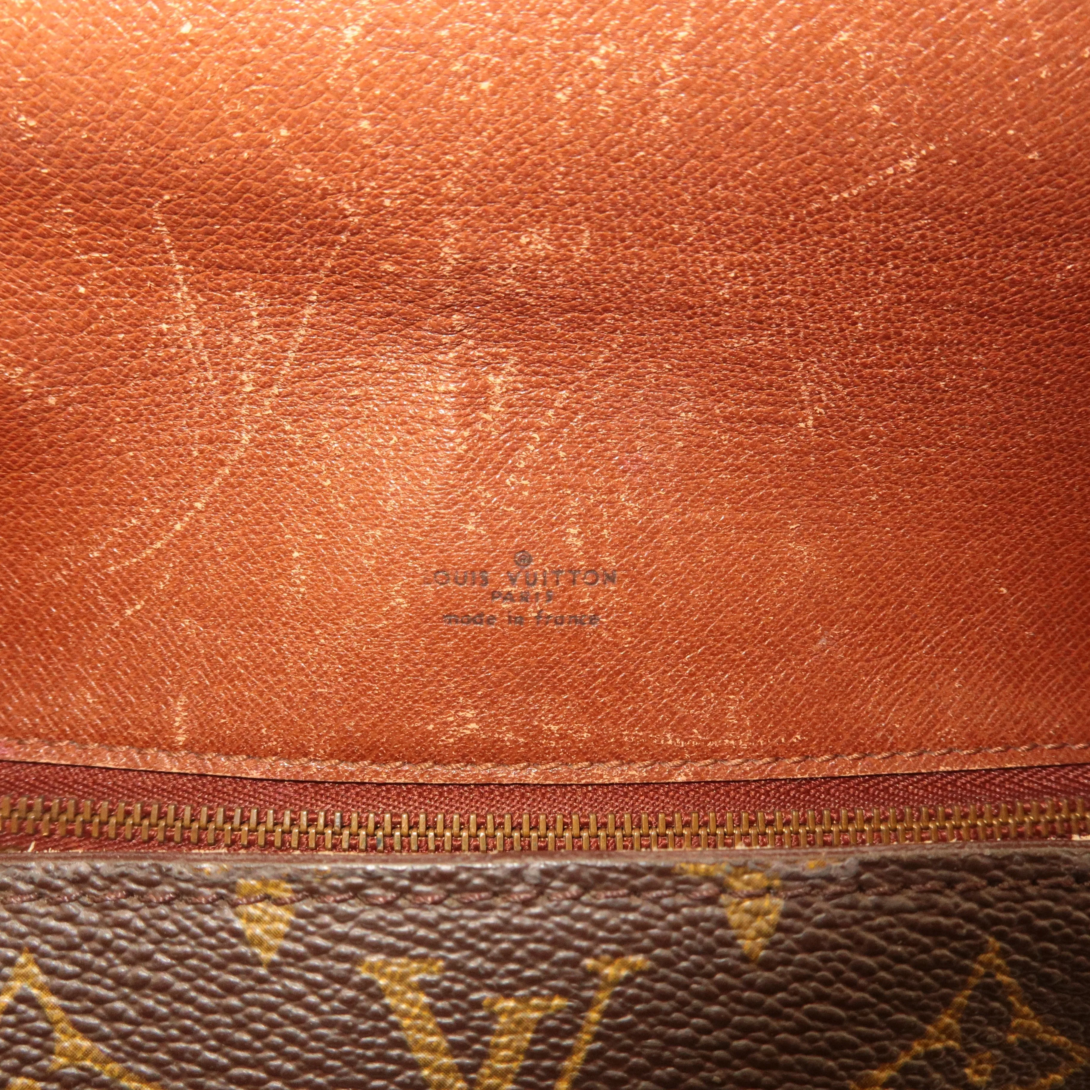 Authouis Louis Vuitton Monogram Saint Cloud GM Shoulder Bag Brown M51242