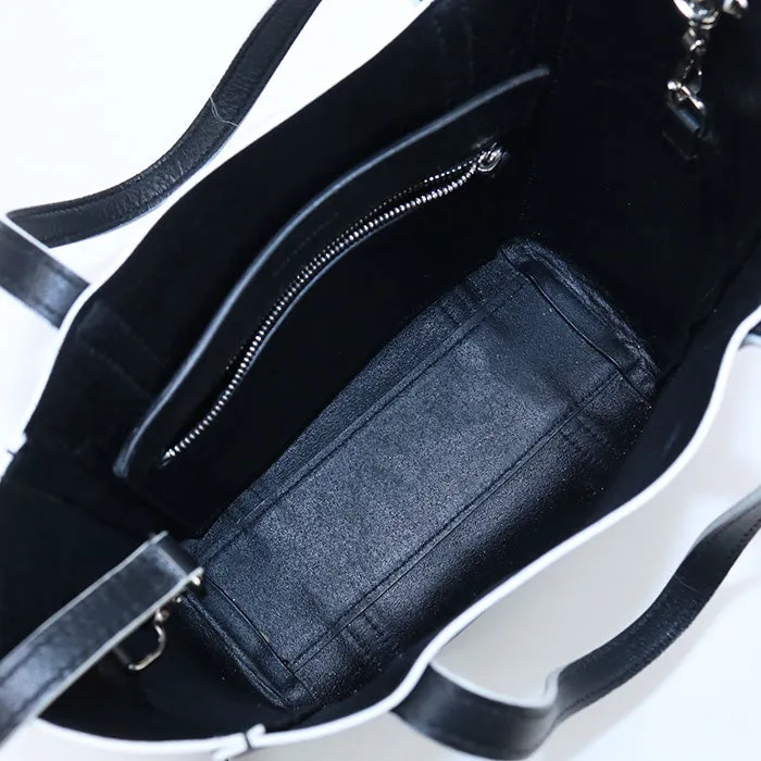 BALENCIAGA 551815 D6W2N 1099 XXS Tote Bag Shoulder bag 2way black Calfskin