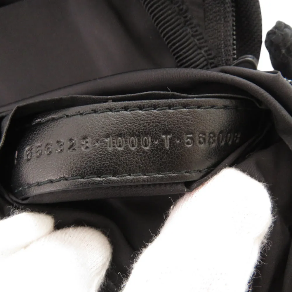 BALENCIAGA Shoulder Bag 656328 Nylon black Oversized Mini Backpack