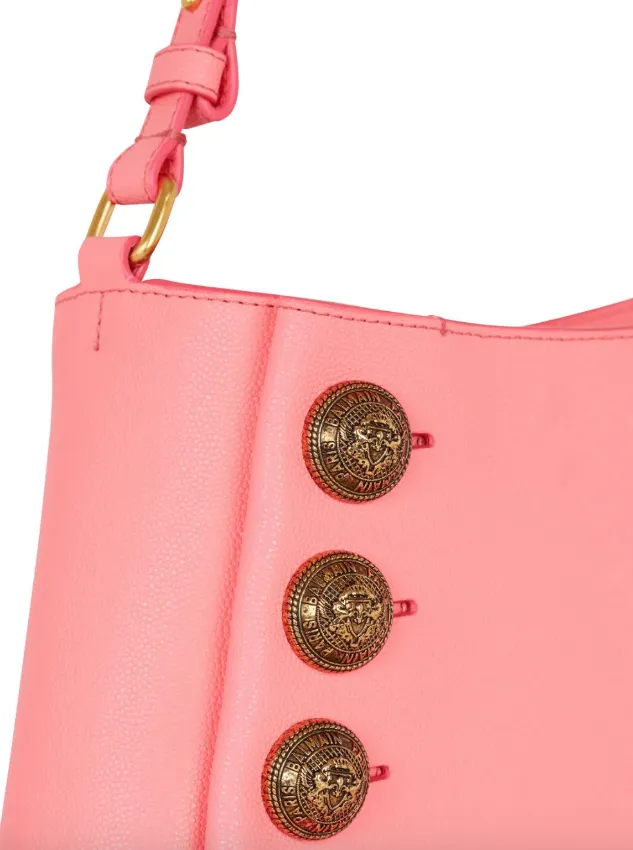 Balmain Embl??me handbag in grained leather