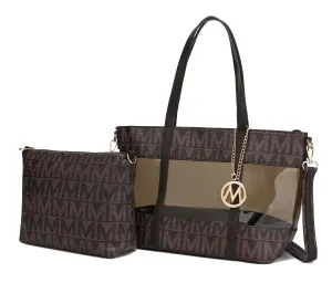 Belinda Signature Tote Bag and Pouch Set