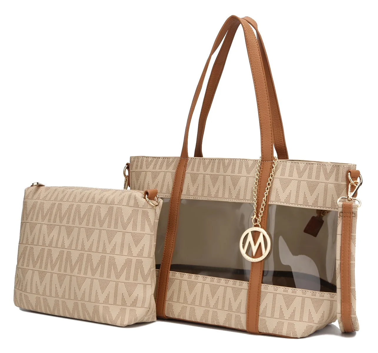 Belinda Signature Tote Bag and Pouch Set