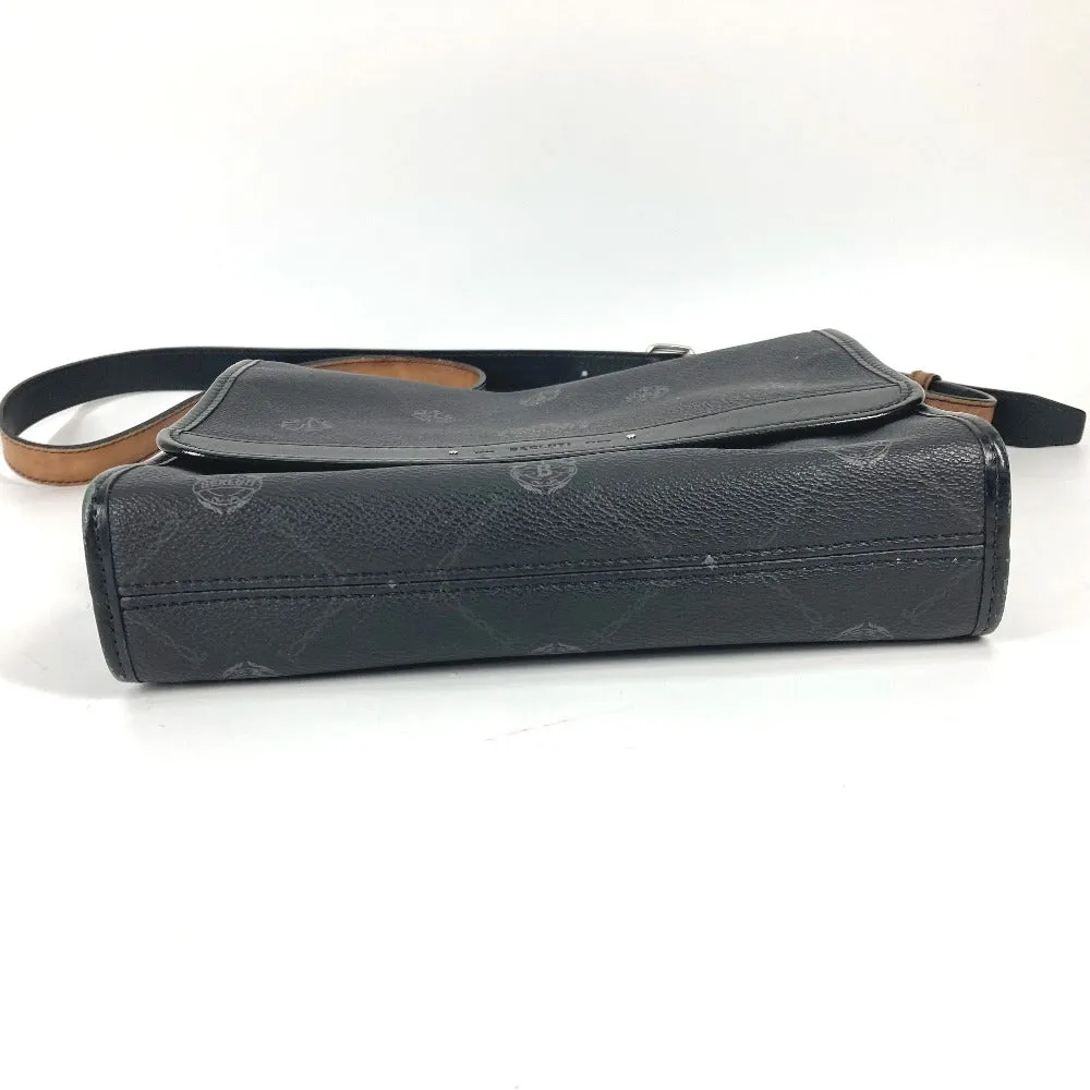 Berluti Shoulder Bag PVC / Leather Black type Crossbody flap Flaneur Small mens Used