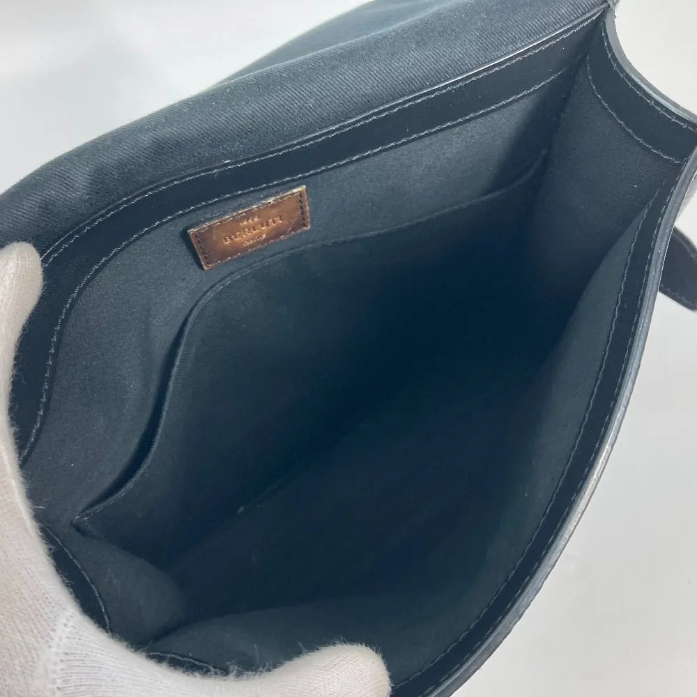 Berluti Shoulder Bag PVC / Leather Black type Crossbody flap Flaneur Small mens Used
