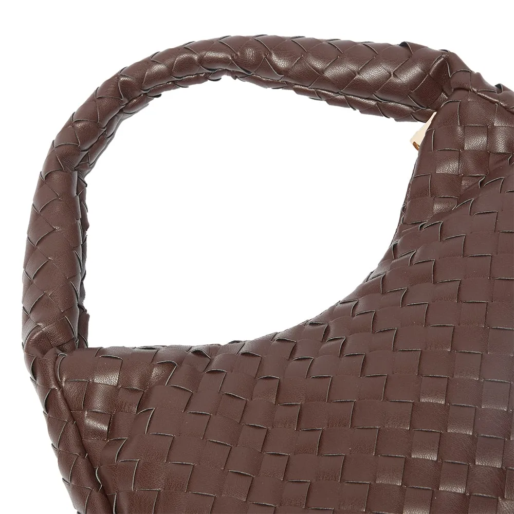 Bobbi Bag in Chocolate Weave