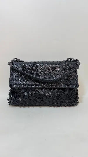 Bottega Veneta Braided Black Shoulder Bag