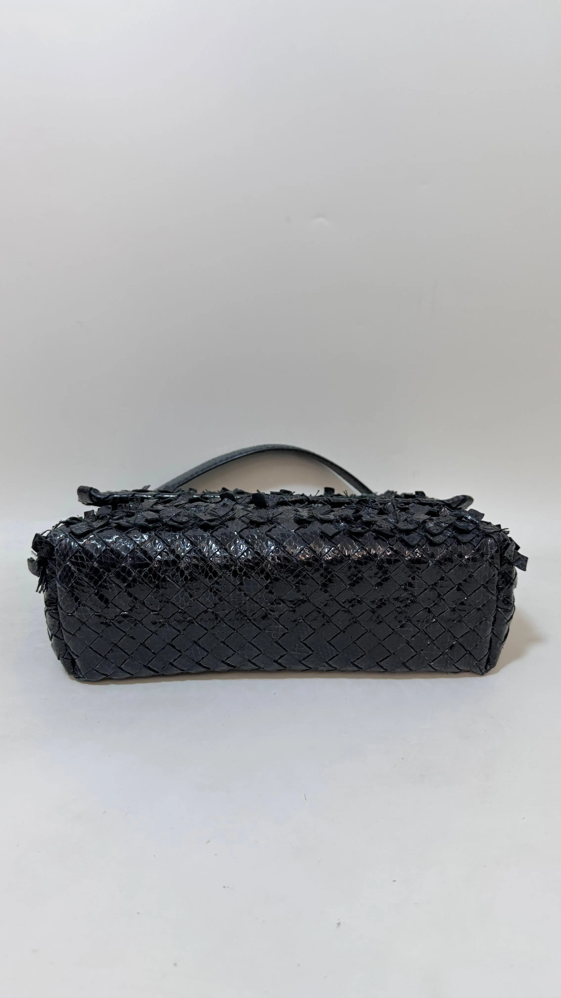 Bottega Veneta Braided Black Shoulder Bag