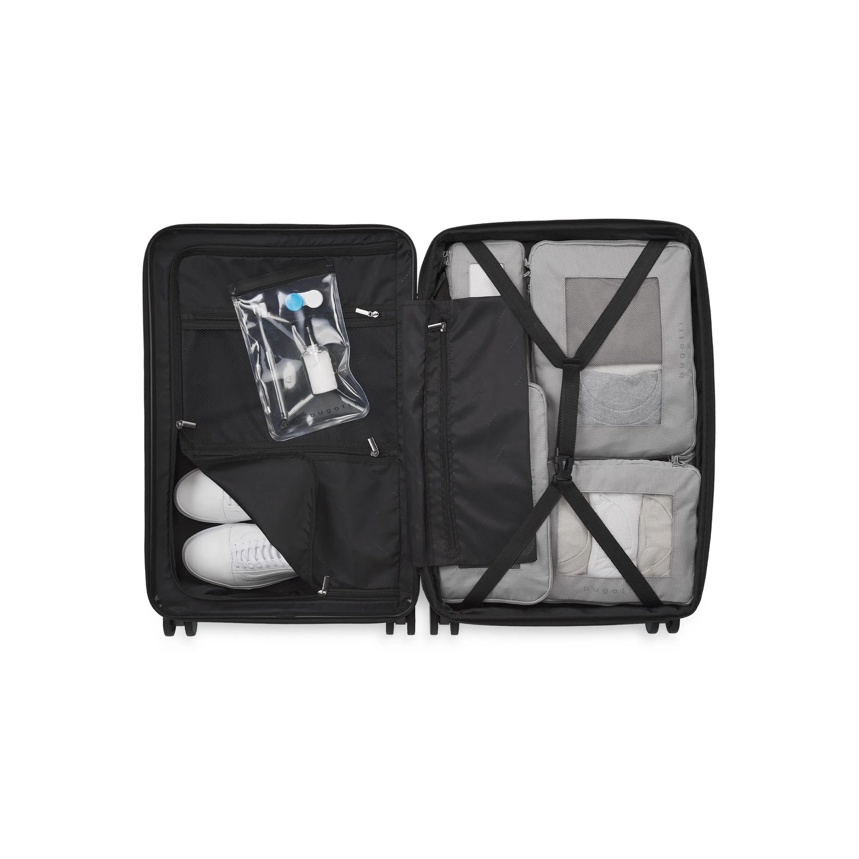 Bugatti - Skyward International Hardside Carry-on Luggage with Spinner Wheels
