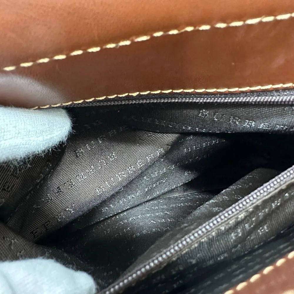 BURBERRY Shoulder Bag PVC / Leather beige check Women Used