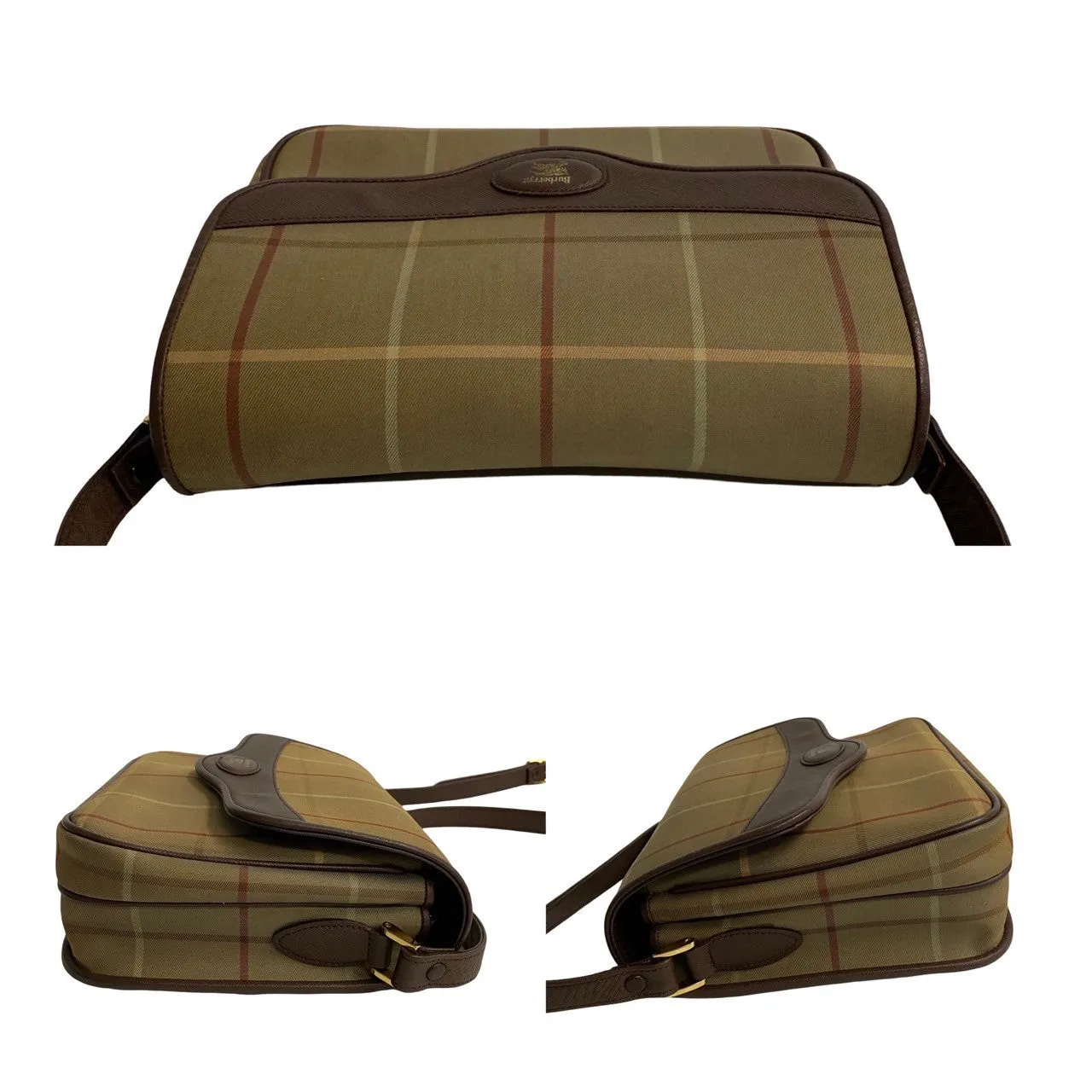 Burberrys Shoulder Bag leather Brown