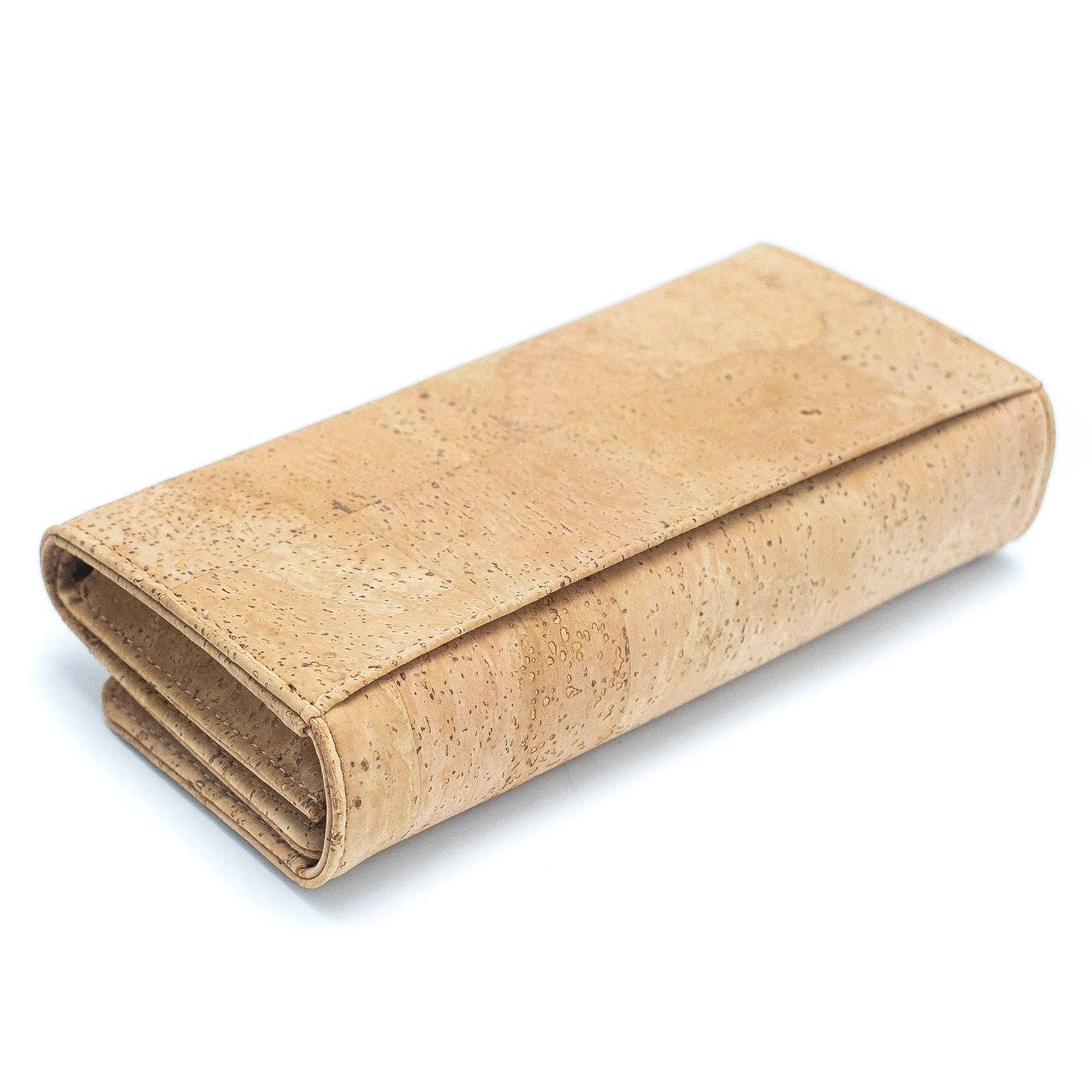 BUY 1 GET 1 FREE: All natural cork bifold smart vegan women's wallet BAG-2017