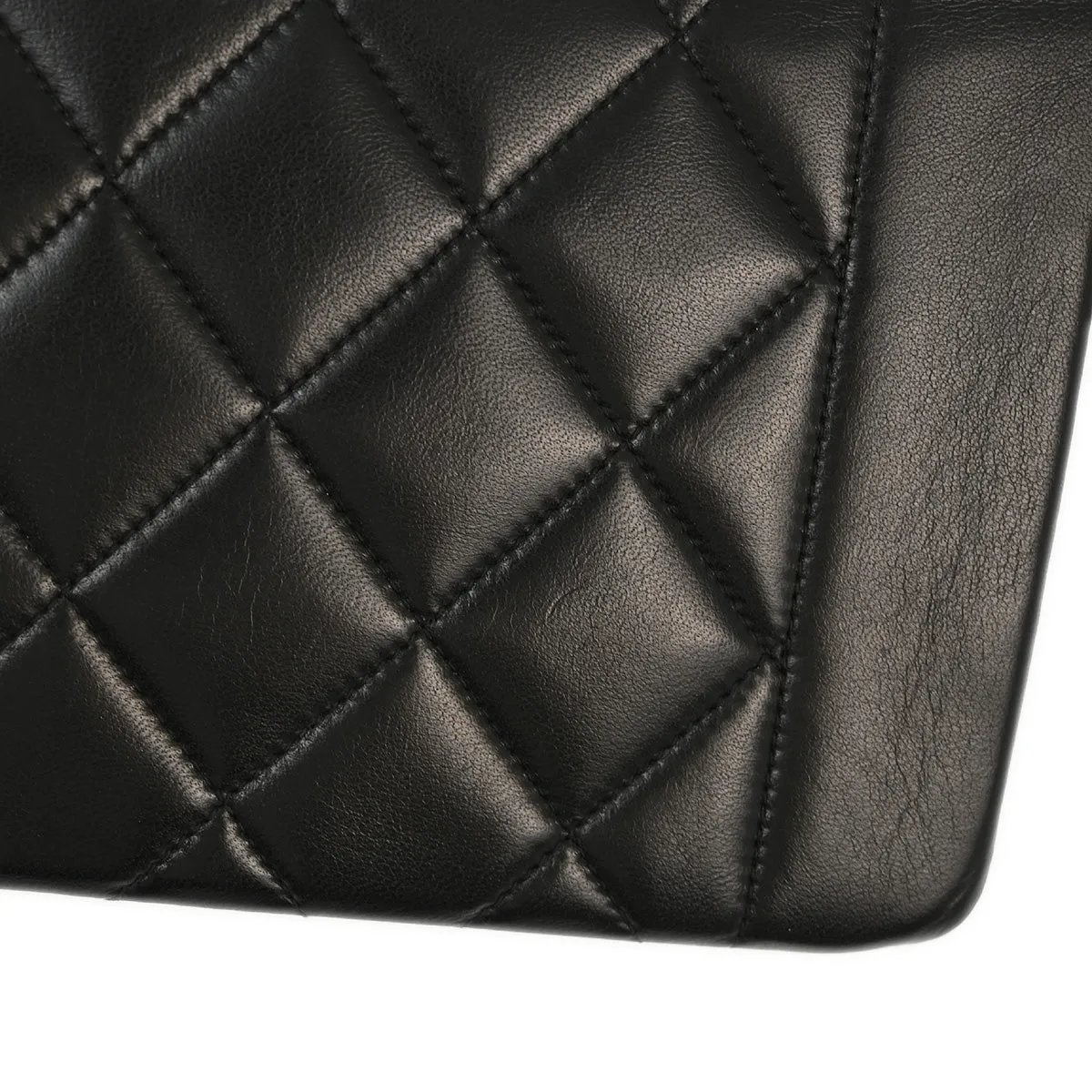 Chanel 1994-1996 Black Lambskin Small Diana Shoulder Bag