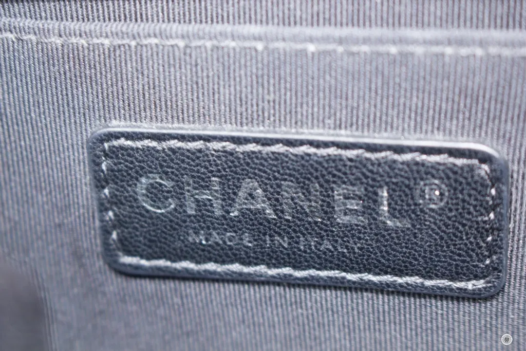 Chanel A67085 Y60313 Boy Iridescent  Bronze   2B041 Calfskin Small  Shoulder Bags