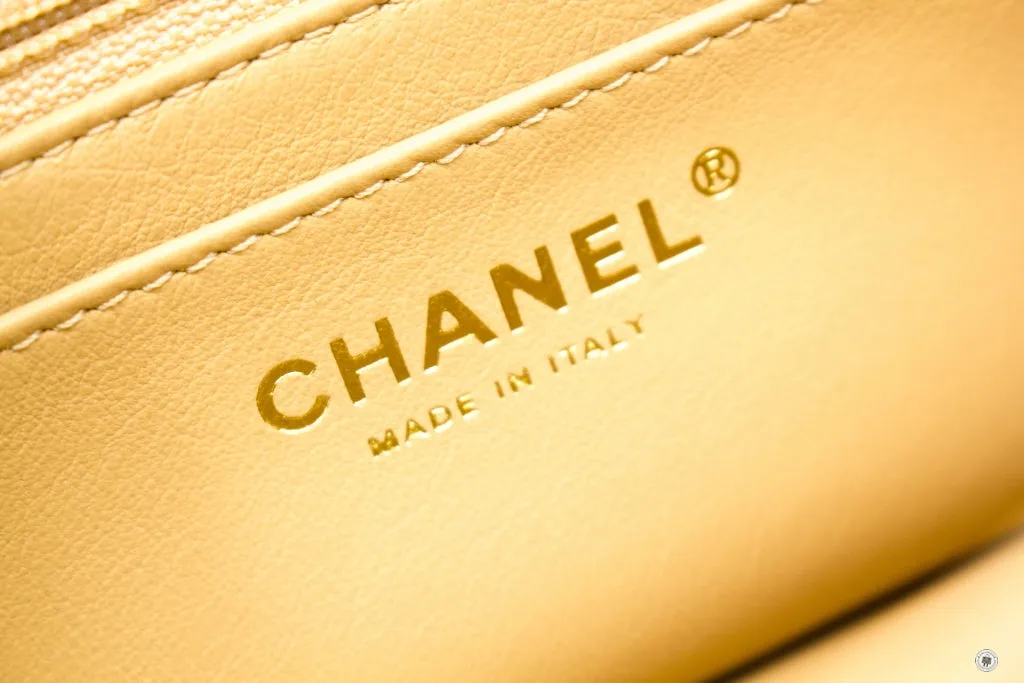 Chanel AS1787B0291 Classic CC Flap  Beige   NG121 Lambskin Shoulder Bags Gbhw