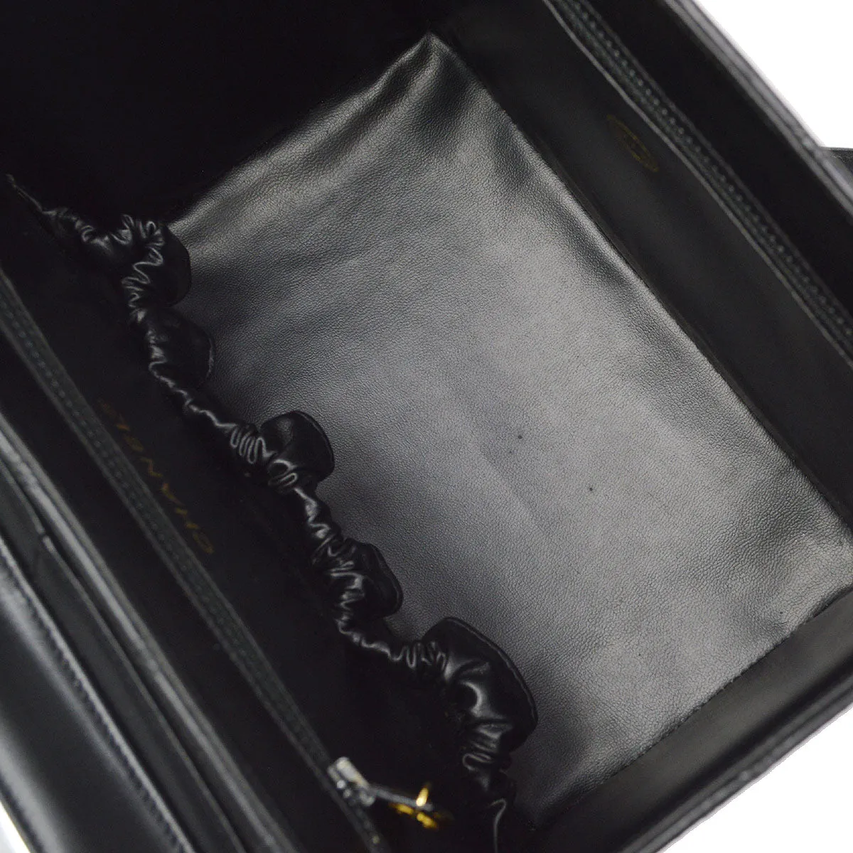 Chanel Black Calfskin 2way Shoulder Handbag