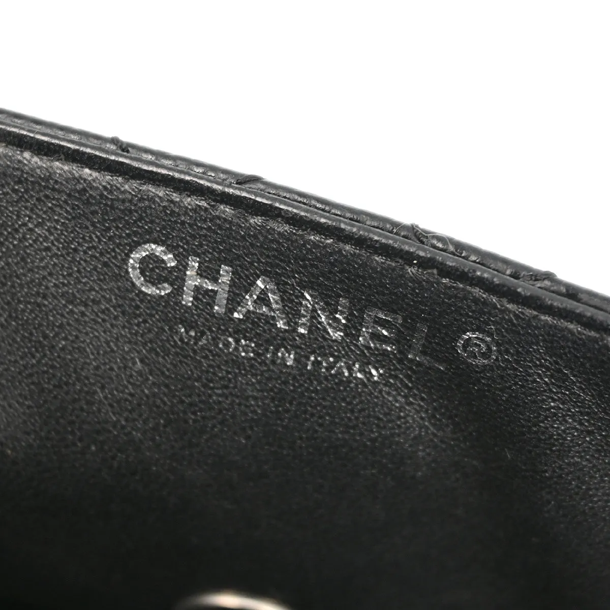 Chanel Black Caviar East West Shoulder Bag