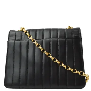 Chanel Black Lambskin Mademoiselle Chain Shoulder Bag