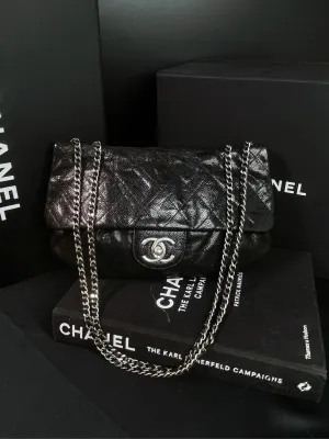 Chanel Caviar Limited Flap Bag Black Shoulder Bag