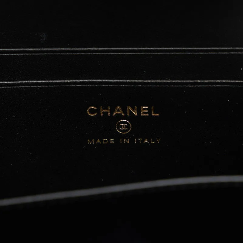 Chanel CC Filigree Chain Shoulder Bag Vanity Bag Black G Caviar S  CHANEL