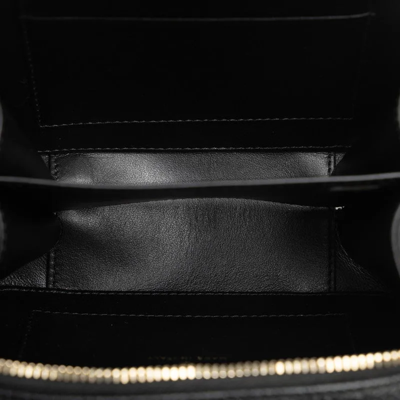 Chanel CC Filigree Chain Shoulder Bag Vanity Bag Black G Caviar S  CHANEL