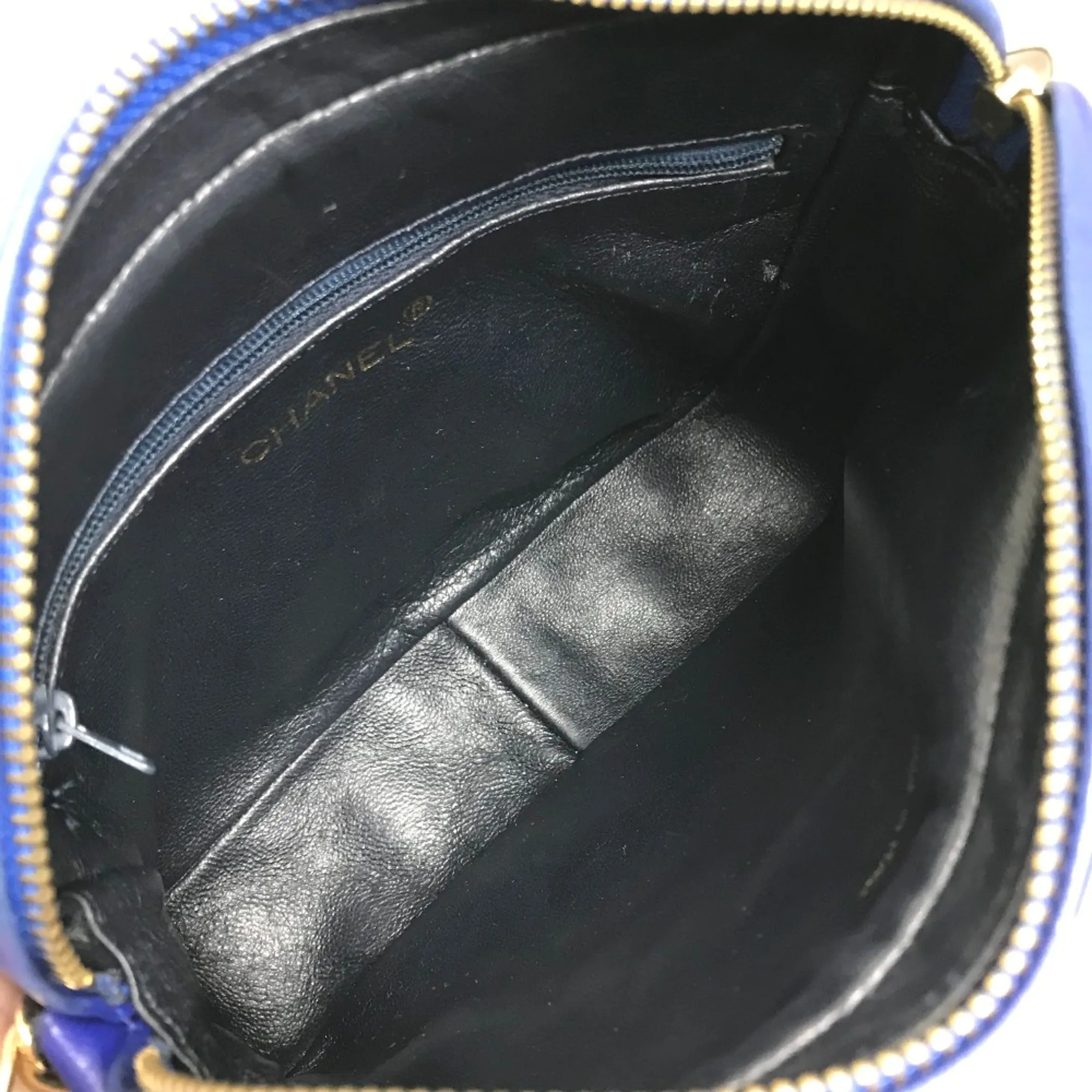 Chanel CC Mark CC bag shawl Shoulder Bag blue GoldHardware