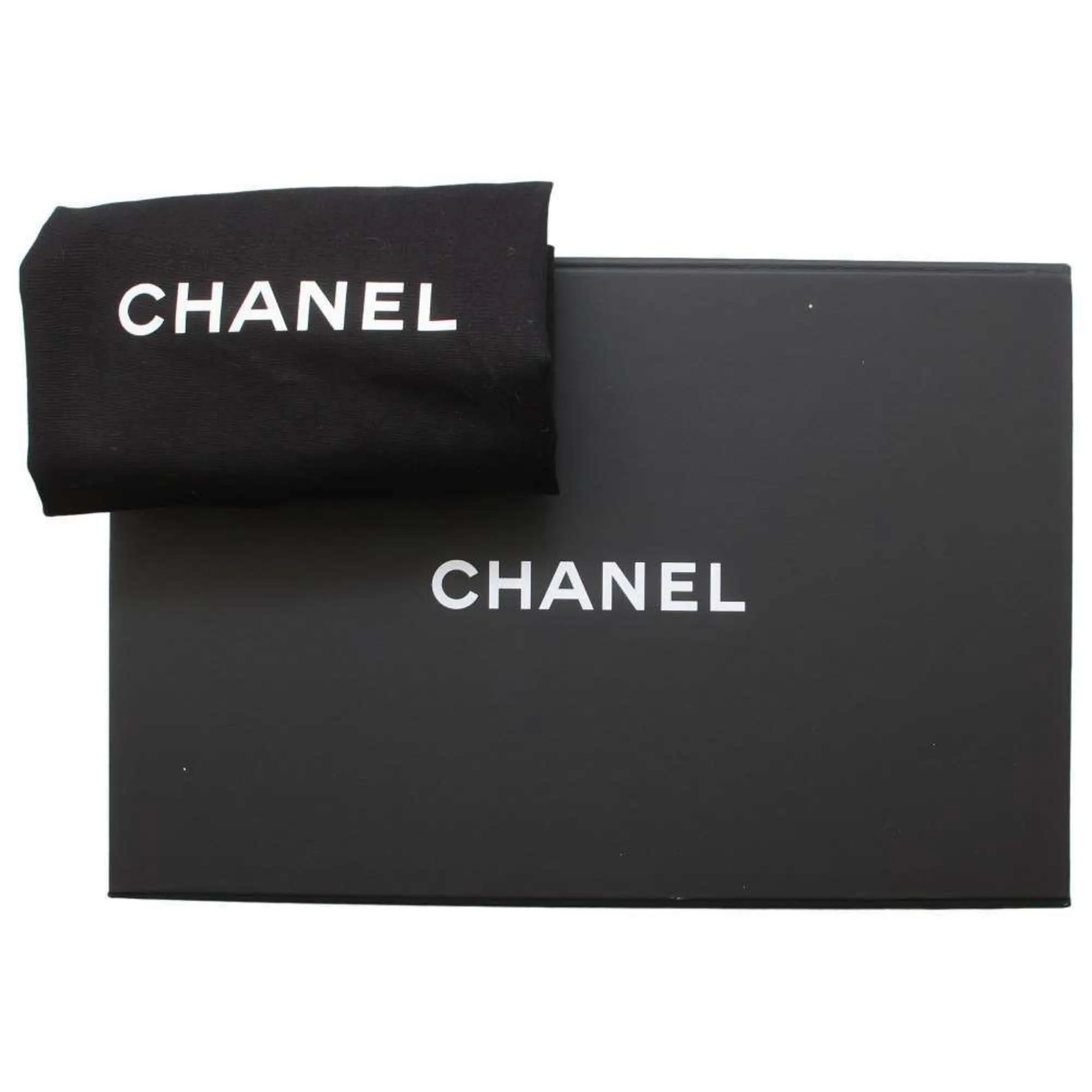 Chanel Chain Shoulder Bag Matelasse Coco Mark Caviar Skin A01113 Double Flap CHANEL White