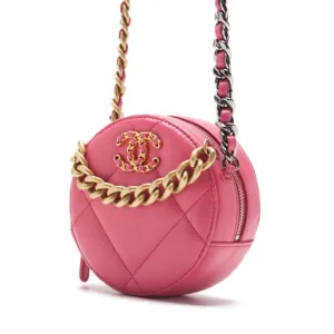 CHANEL ??CHANEL?? CHANEL 19 Matrasse Chain Shoulder  Pink (GenSilver Gold ) Tote Bag  Stunt Bag Lady Hybrid ?? Ship?? Vintage s Online