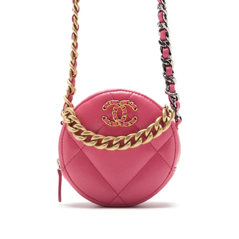 CHANEL ??CHANEL?? CHANEL 19 Matrasse Chain Shoulder  Pink (GenSilver Gold ) Tote Bag  Stunt Bag Lady Hybrid ?? Ship?? Vintage s Online