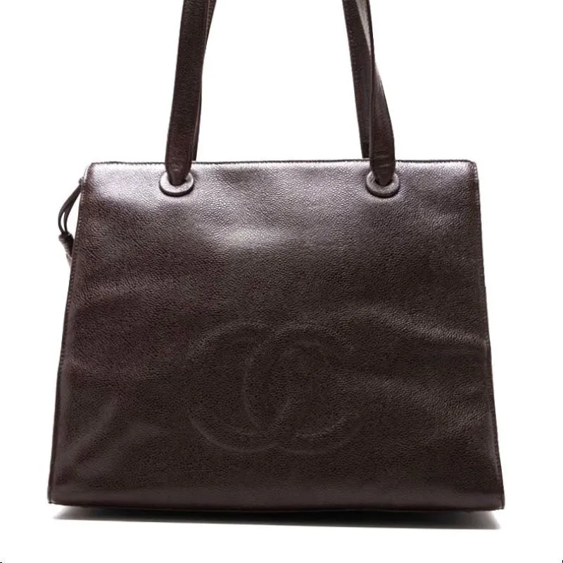 CHANEL ??CHANEL?? COCOMARK  CHARM SHOULDER BAG CABIA SKIN BRUN (GOLD GOLD) TOTO BAG LADY START BAG LADY HYBRAND ?? SHOULDER BAG?? LADY START BAG LADY HYBRAND ??FREE SHOULDER BAG??