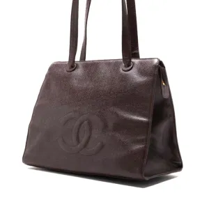 CHANEL ??CHANEL?? COCOMARK  CHARM SHOULDER BAG CABIA SKIN BRUN (GOLD GOLD) TOTO BAG LADY START BAG LADY HYBRAND ?? SHOULDER BAG?? LADY START BAG LADY HYBRAND ??FREE SHOULDER BAG??