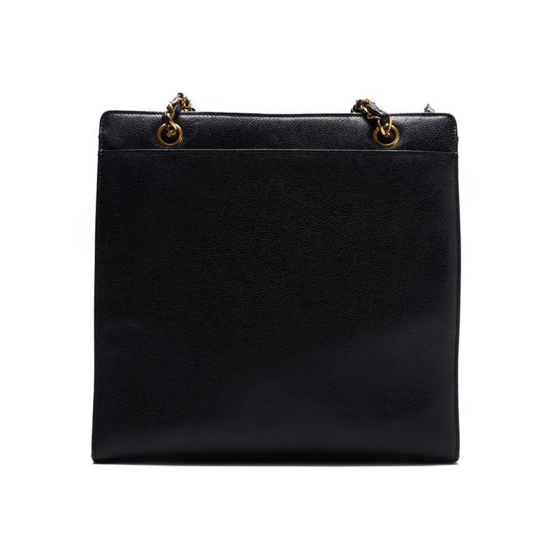 CHANEL ??CHANEL?? Turnlock Double Chain Sder Caviar S Black  Shoulder Bag Mini Shellder Bag  Shellder Bag Hybrid ?? Ship?? Eckham Shaboo Online
