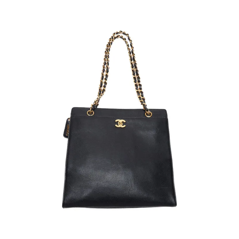 CHANEL ??CHANEL?? Turnlock Double Chain Sder Caviar S Black  Shoulder Bag Mini Shellder Bag  Shellder Bag Hybrid ?? Ship?? Eckham Shaboo Online