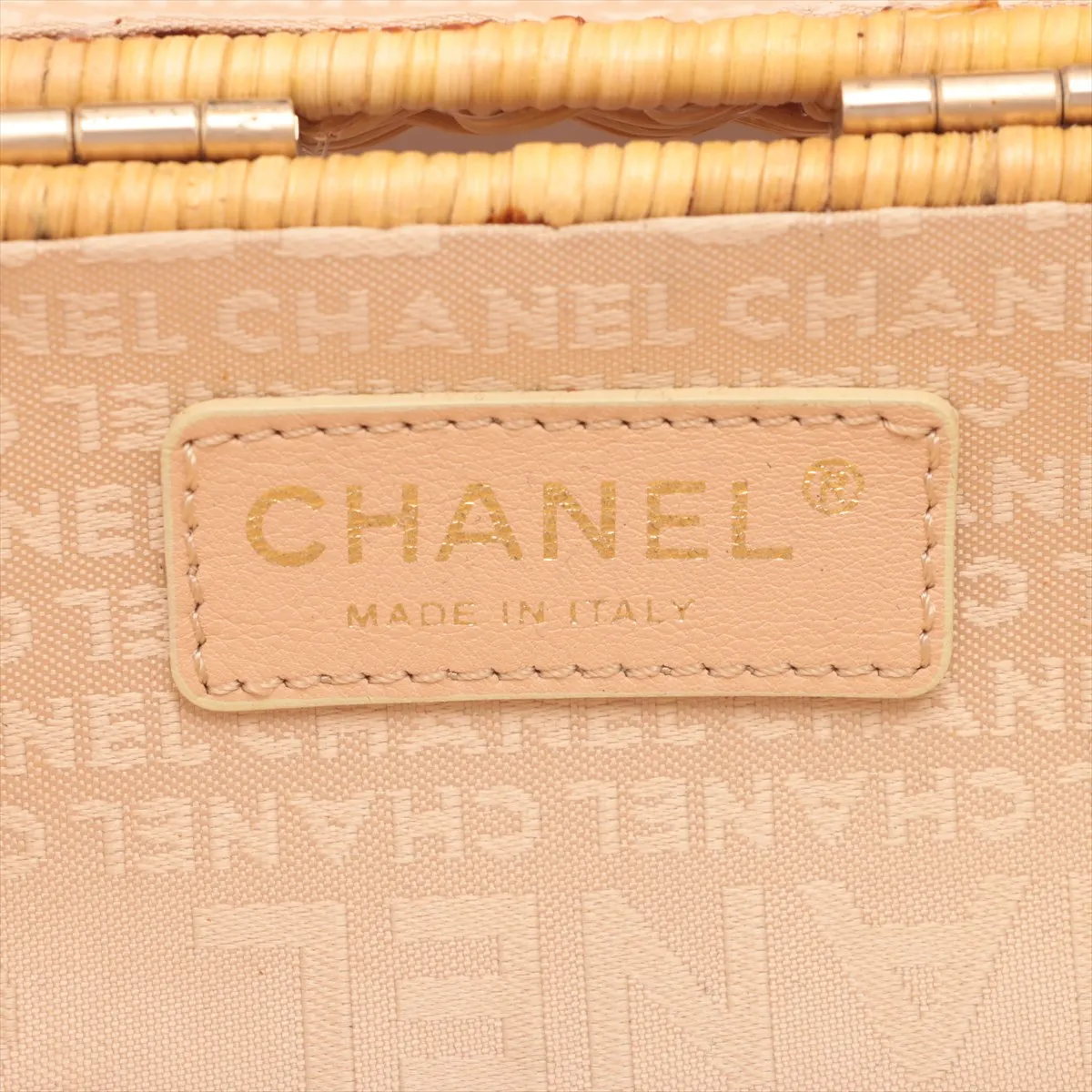 Chanel Coco Latan Chain Shoulder Bag Bag Beige G  9th