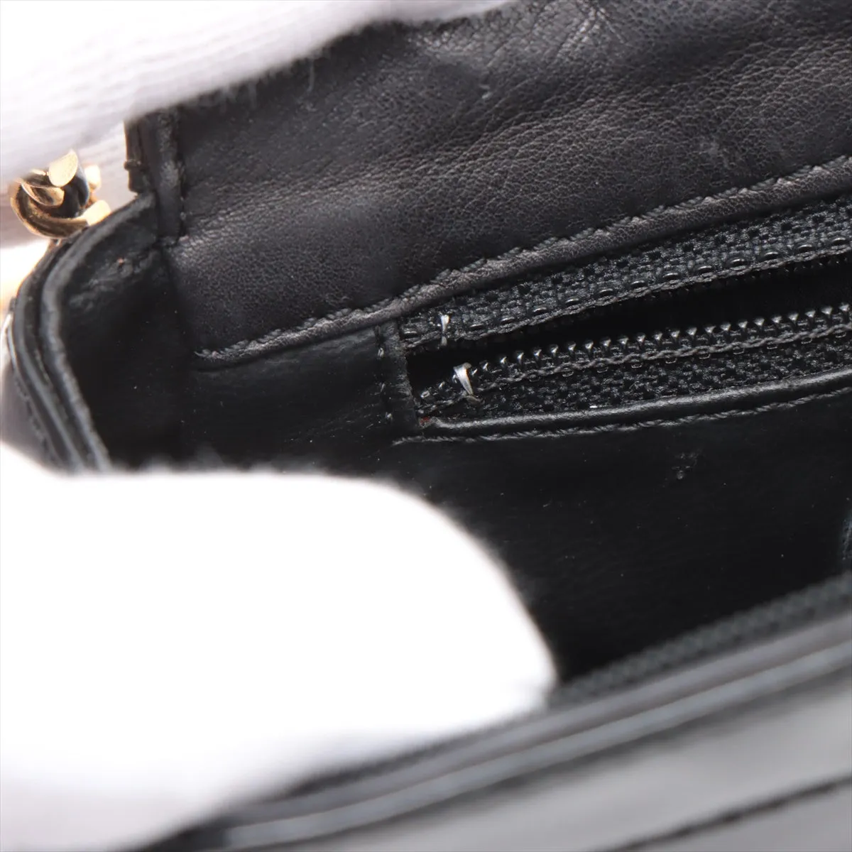 Chanel Coco Patent Leather Chain Shoulder Bag Black G  5th