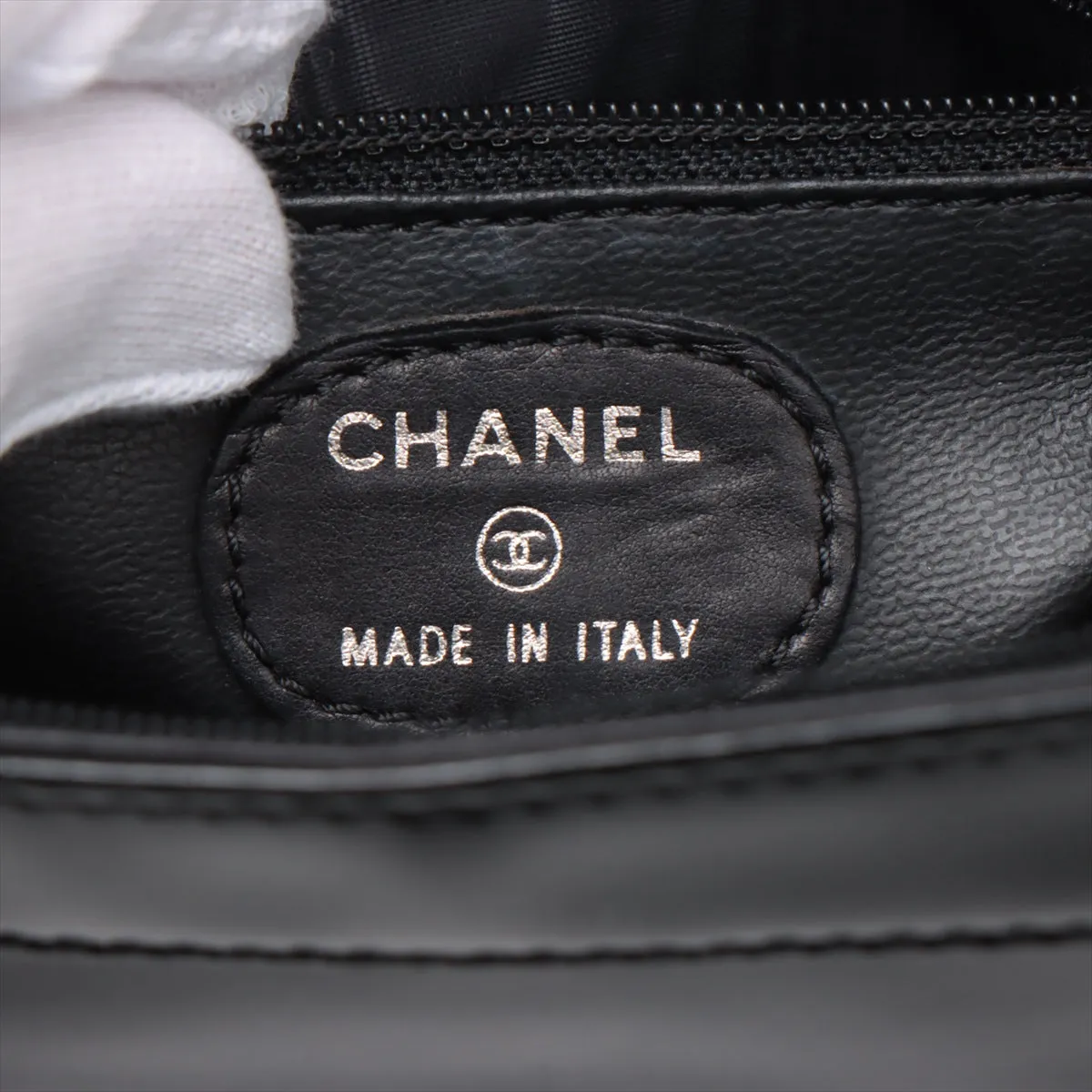 Chanel Coco Patent Leather Chain Shoulder Bag Black G  5th
