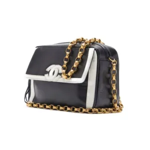 Chanel Coco Vision Chain Shoulder  Fringes Bicycle Color  White  Black  Shoulder Bag Mini Shoulder Bag  Bag Hybrid ?? Ship?? Himalan Bookstore Online