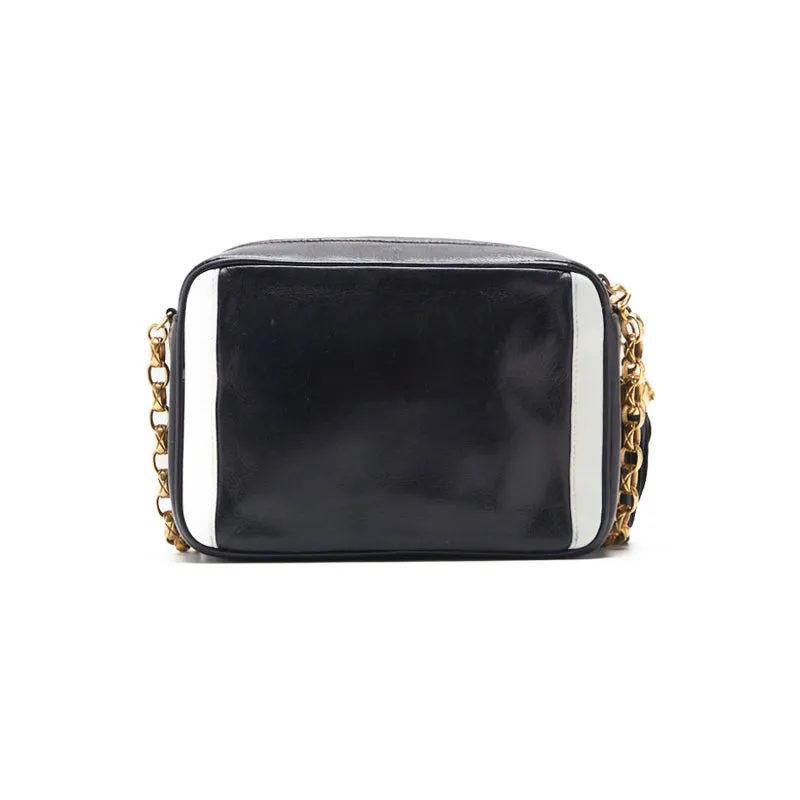 Chanel Coco Vision Chain Shoulder  Fringes Bicycle Color  White  Black  Shoulder Bag Mini Shoulder Bag  Bag Hybrid ?? Ship?? Himalan Bookstore Online