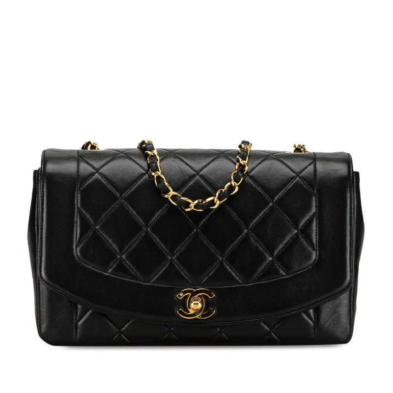 Chanel Diana Flap Crossbody Bag  Leather Shoulder Bag in Good condition