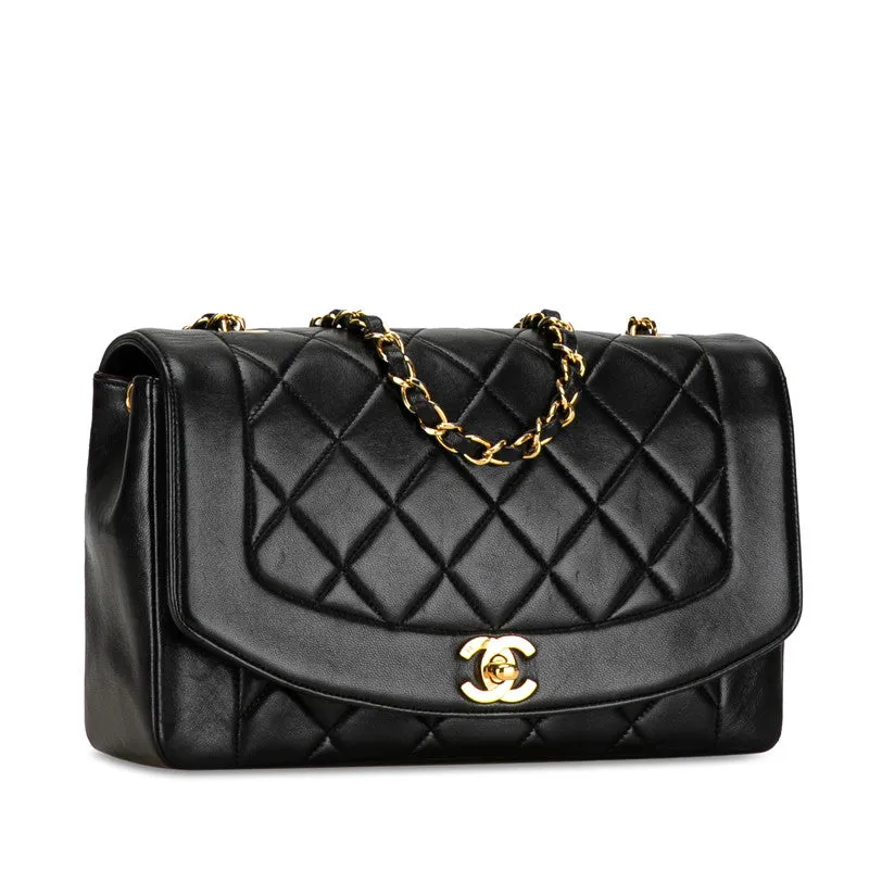 Chanel Diana Flap Crossbody Bag  Leather Shoulder Bag in Good condition