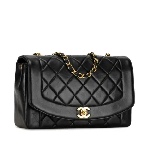 Chanel Diana Flap Crossbody Bag  Leather Shoulder Bag in Good condition
