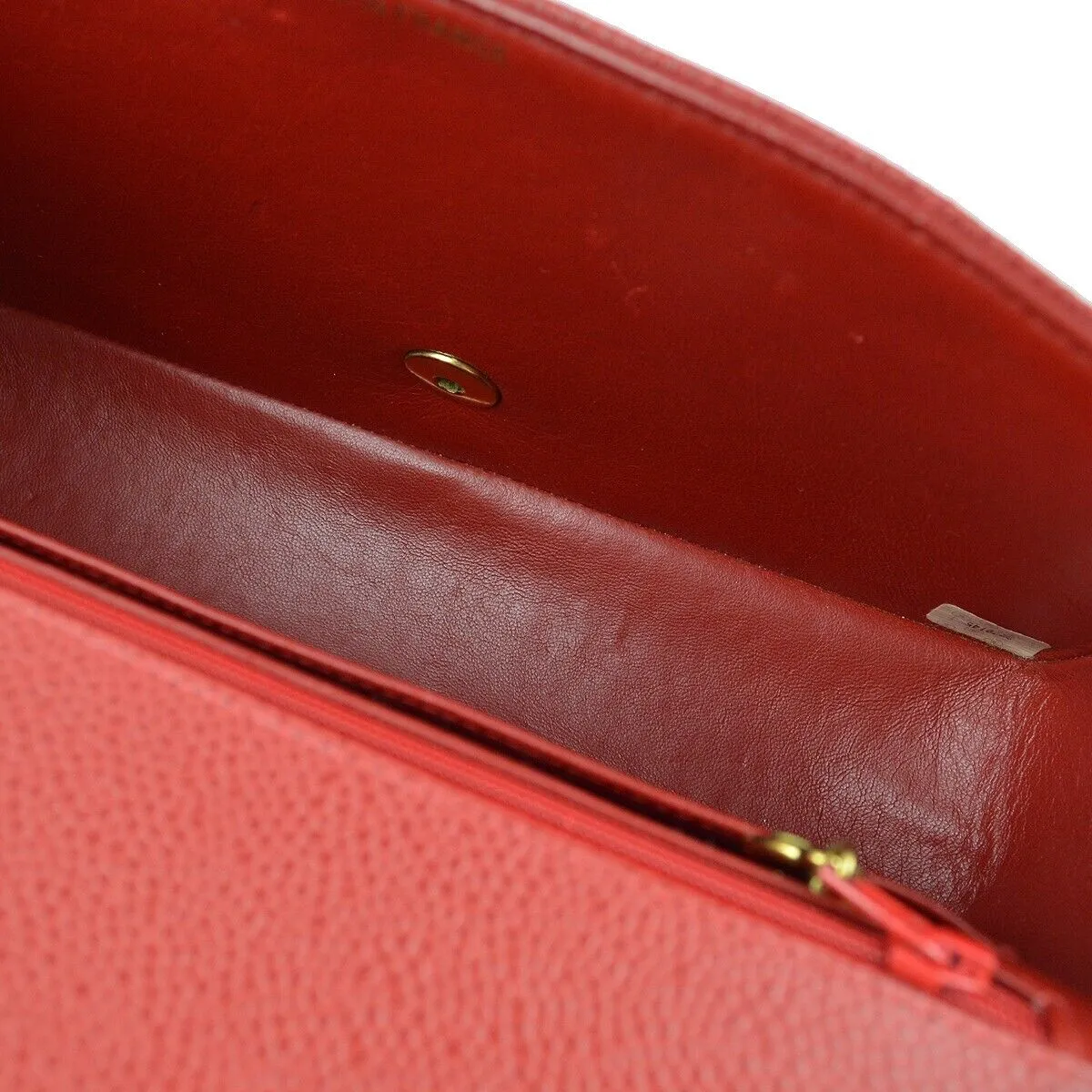 Chanel Red Caviar Medium Diana Shoulder