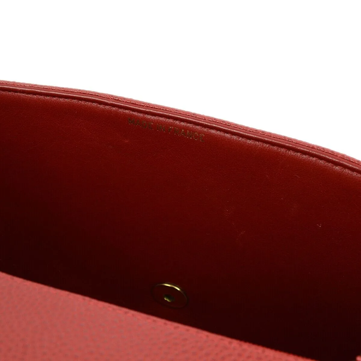 Chanel Red Caviar Medium Diana Shoulder
