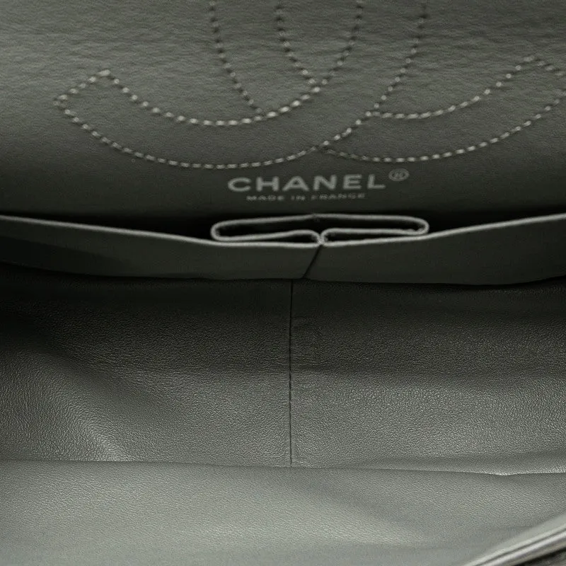 Chanel Reissue Medium Caviar Double Flap Bag Leather Shoulder Bag in Good condition