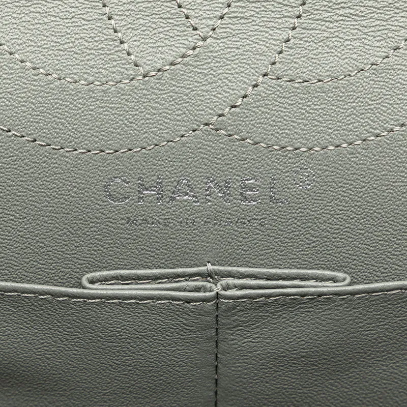 Chanel Reissue Medium Caviar Double Flap Bag Leather Shoulder Bag in Good condition