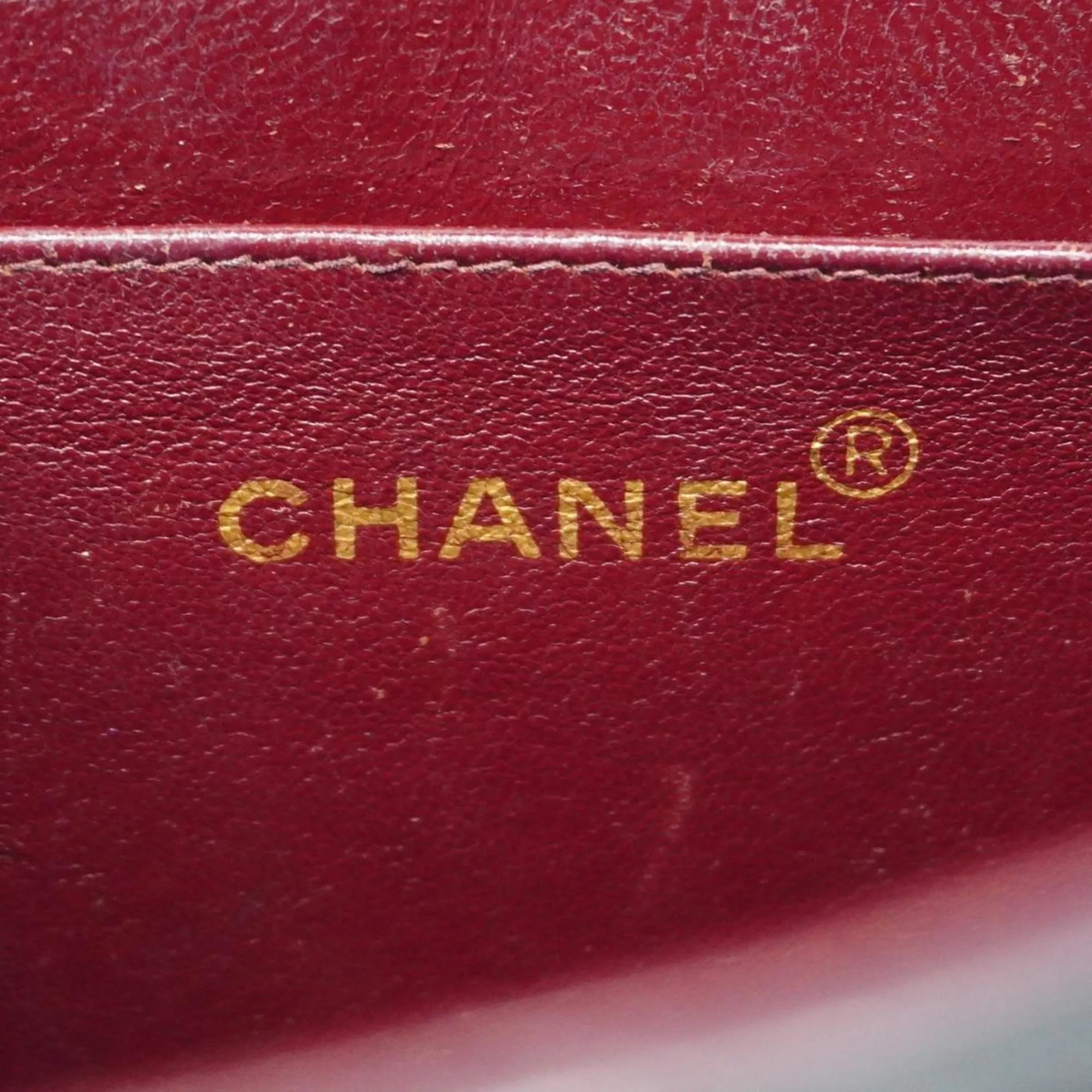 Chanel Shoulder Bag Deca Matelasse W Chain Lambskin Black Women's