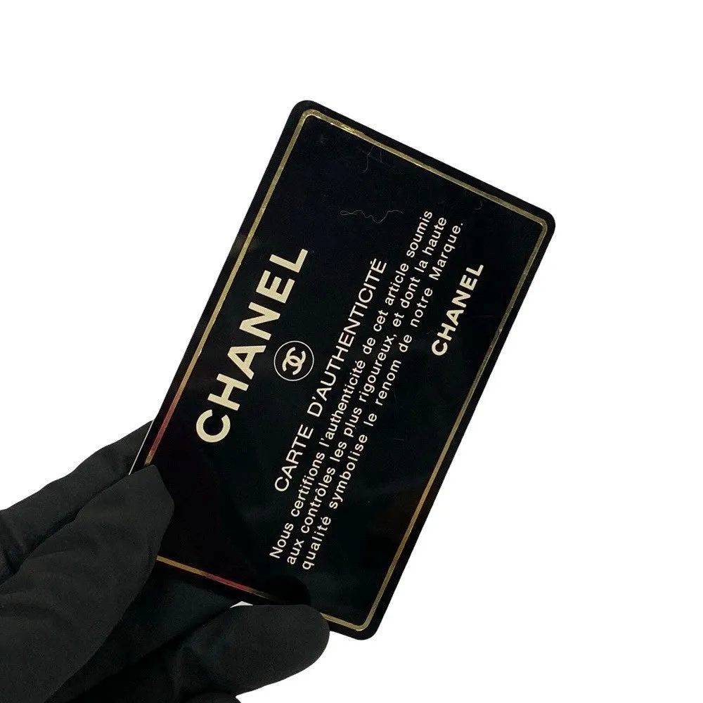 CHANEL Shoulder Bag lambskin black Matrasse