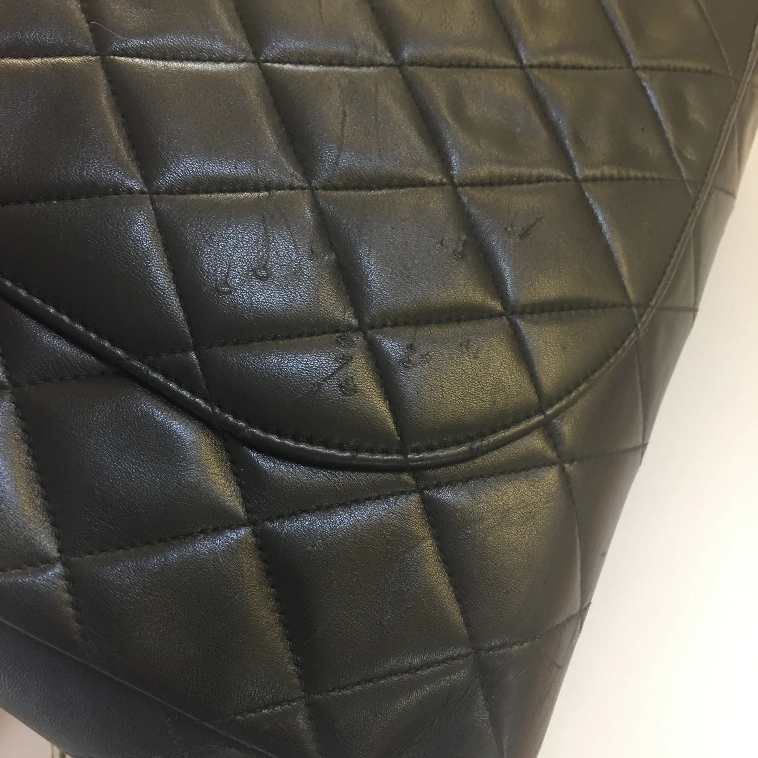 CHANEL Timeless/Classique Maxi Shoulder Bag in Black Leather