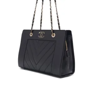 Chanel V-stick Decacoco Double Chain Shoulder  Black  Shoulder Bag Mini Shoulder Bag  Bag Hybrid ?? Ship??  Mountain Bookstore Online