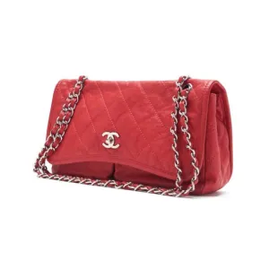 CHANEL/CHANEL Matrasse Turn-Lock Chain Shoulder  S Red (Silver )  Shoulder Bag Lady Shoulder Bag Hybrid ?? Ship?? Dutch Shark Online